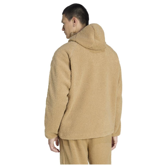 Adidas Ανδρικό φούτερ Borg Fleece Teamgeist 1/4-Zip Hoodie